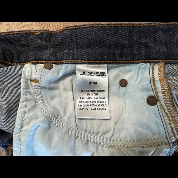 Dark Blue Joes Jean Shorts- size 28 - Picture 3 of 3